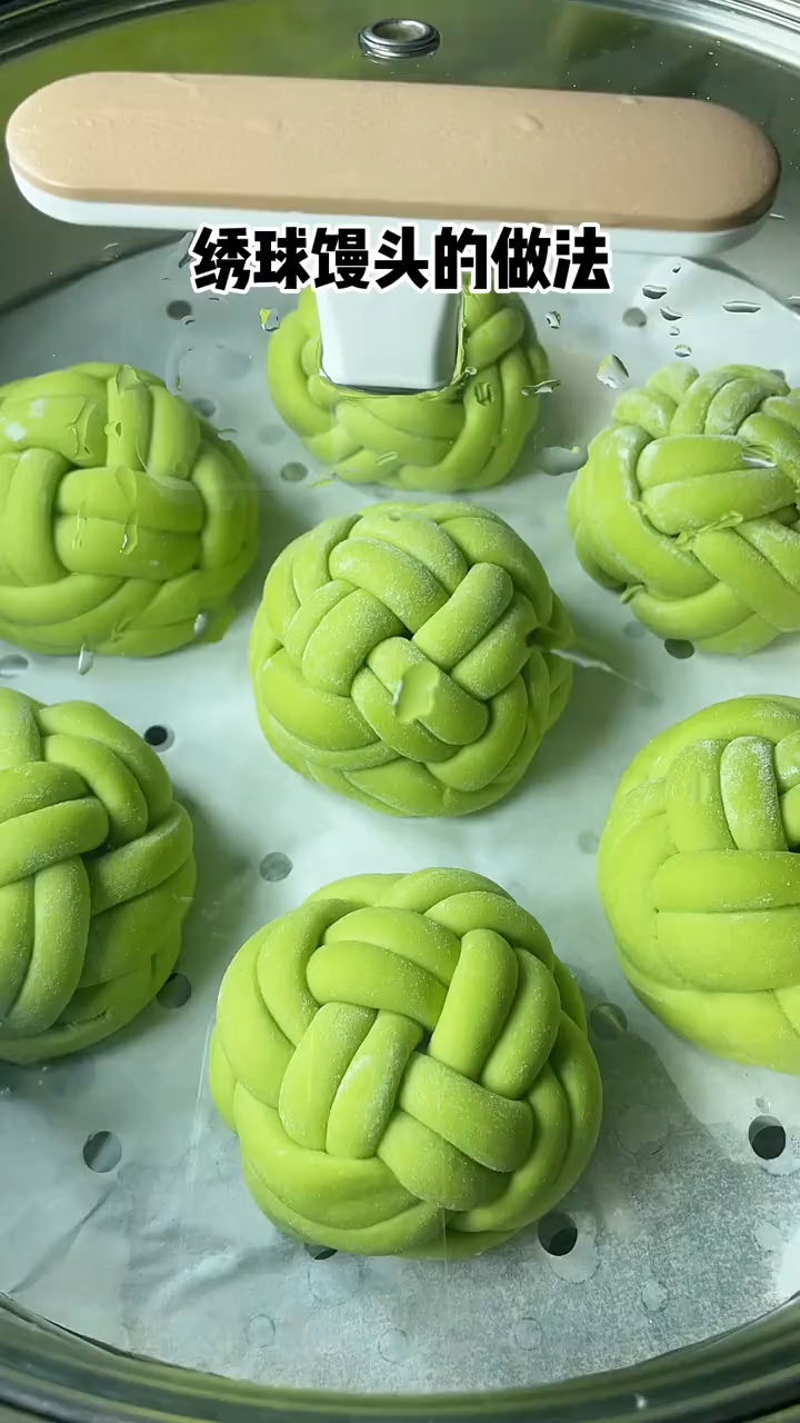 绣球馒头详细手法教程,喜欢吃面食的赶紧学做起来吧!
