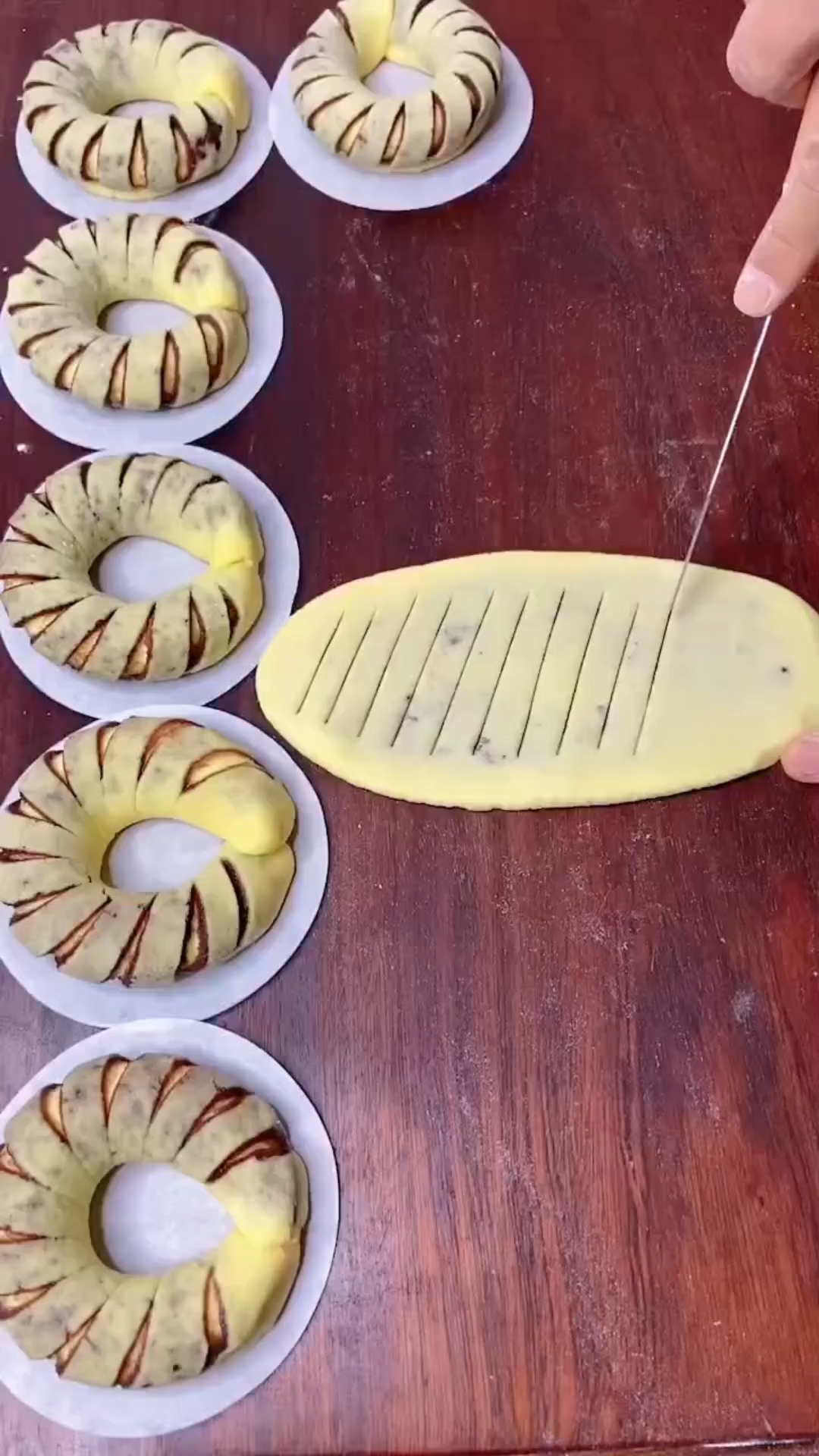 甜甜圈豆沙包慢动作手法教程!