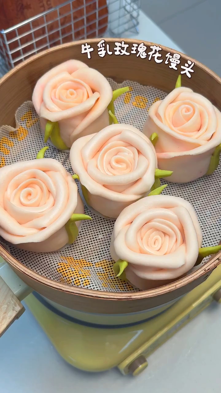 玫瑰花馒头详细教程来了,做法简单,好看又好吃,面食分享!