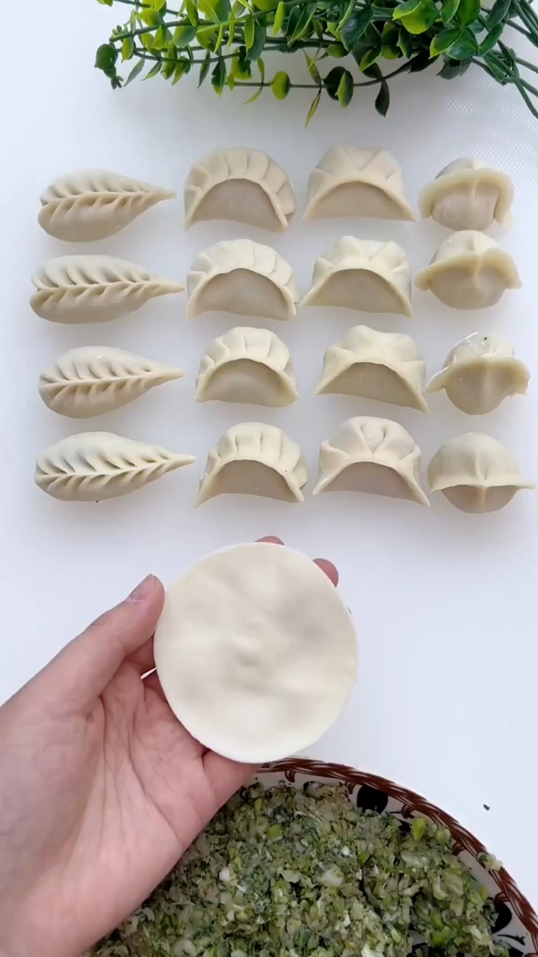 麦穗饺子慢动作手法教程!