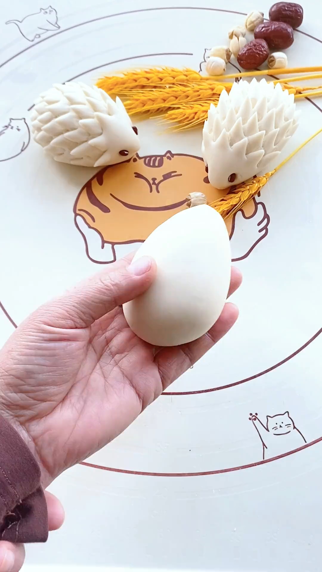 刺猬馒头这样做太好看了#面食分享 #花样面食 #馒头 