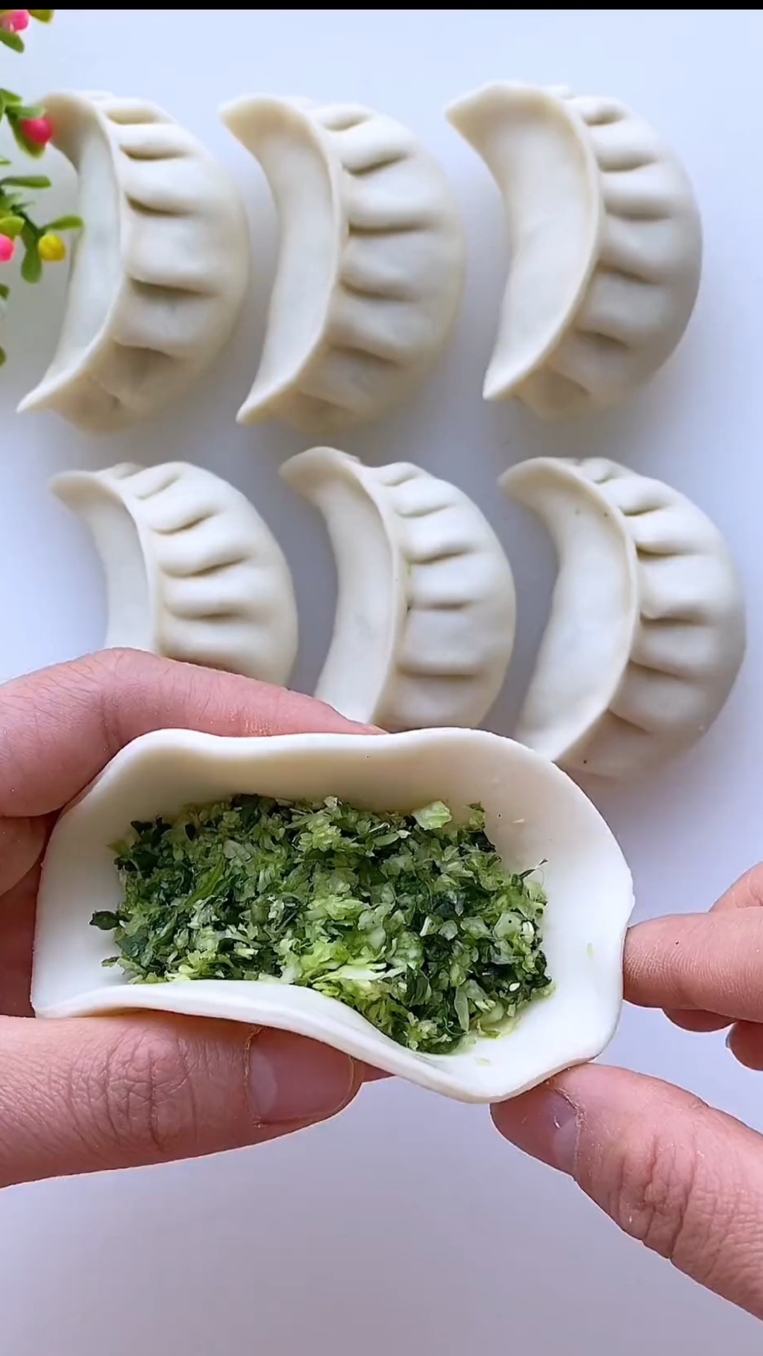 月牙饺子慢动作包法教程来了,简单易学,太好看了,你学会了吗