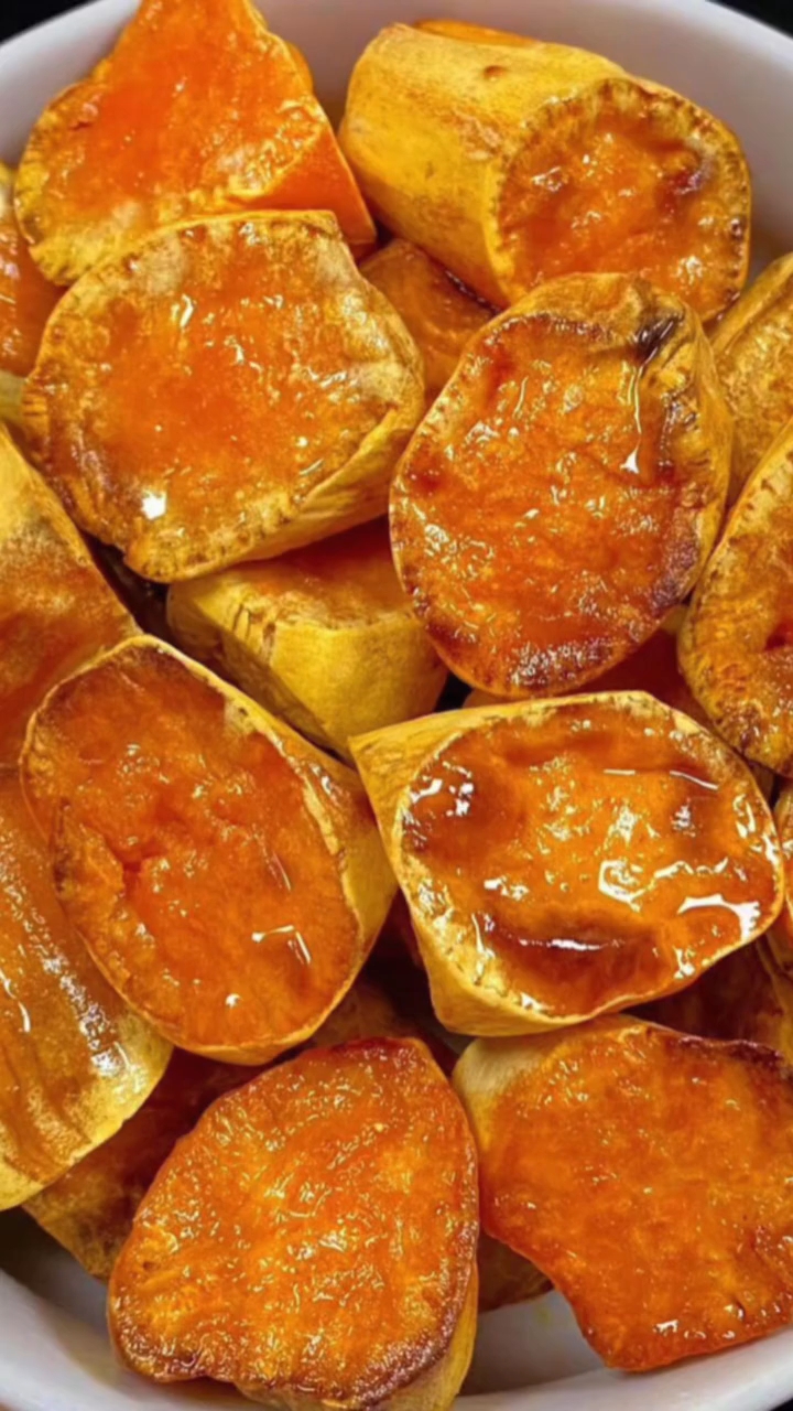 红薯的神仙做法，家里有空气炸锅的快去做 ！