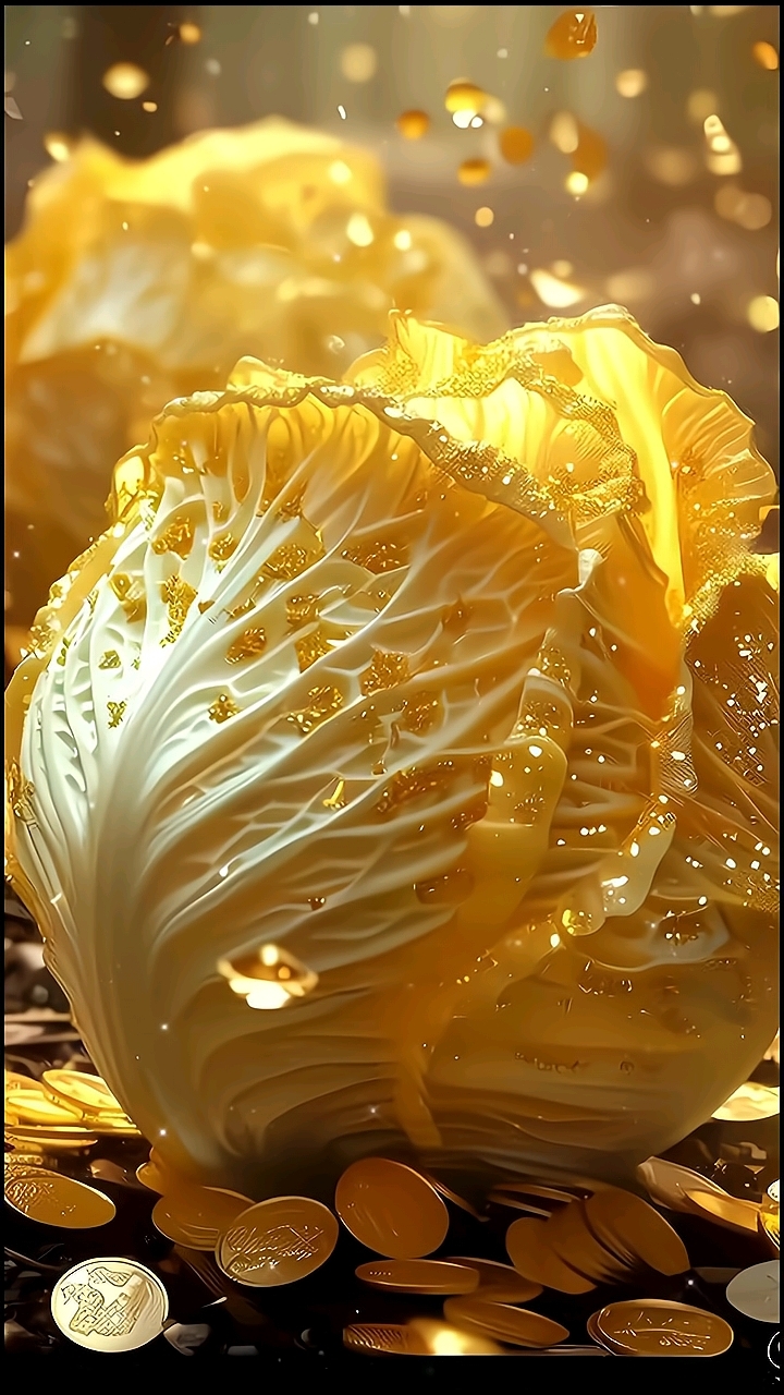 《白菜纳福,百财聚来》