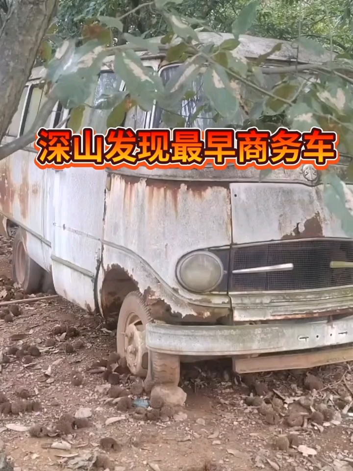 深山里面发现上世纪50年代奔驰面包车