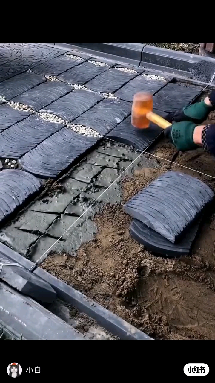 青瓦在庭院中的应用,小瓦片,大作用