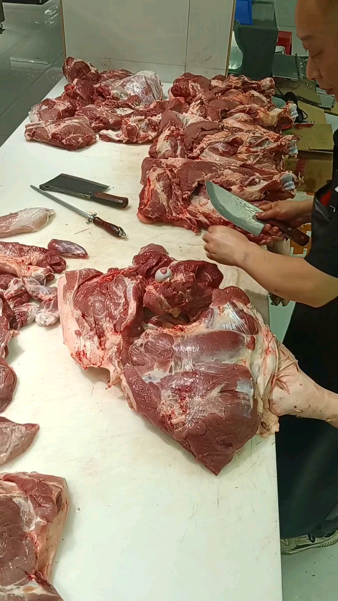 后腿肉分割但每个地方每个人的分割都不一样的