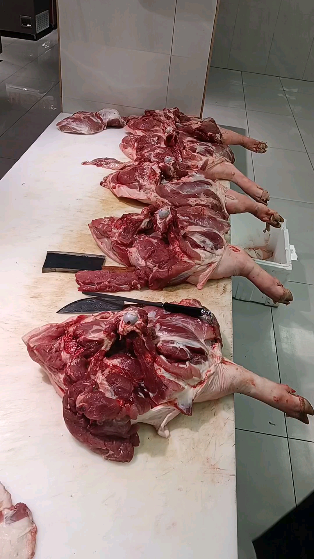后腿肉分割,丝滑