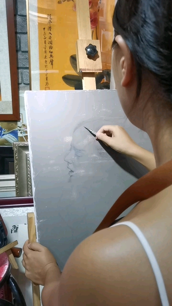 超写实油画创作分享