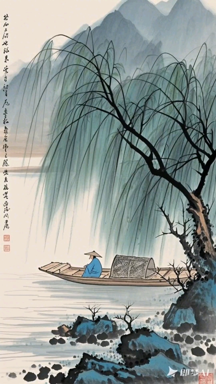 AI技术颠覆水粉画作品