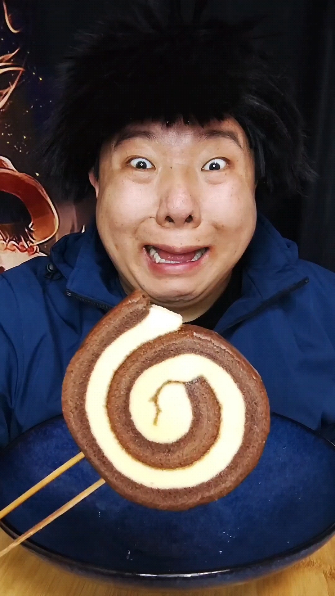 巧克力甜甜圈蛋糕真好吃嘎嘎香