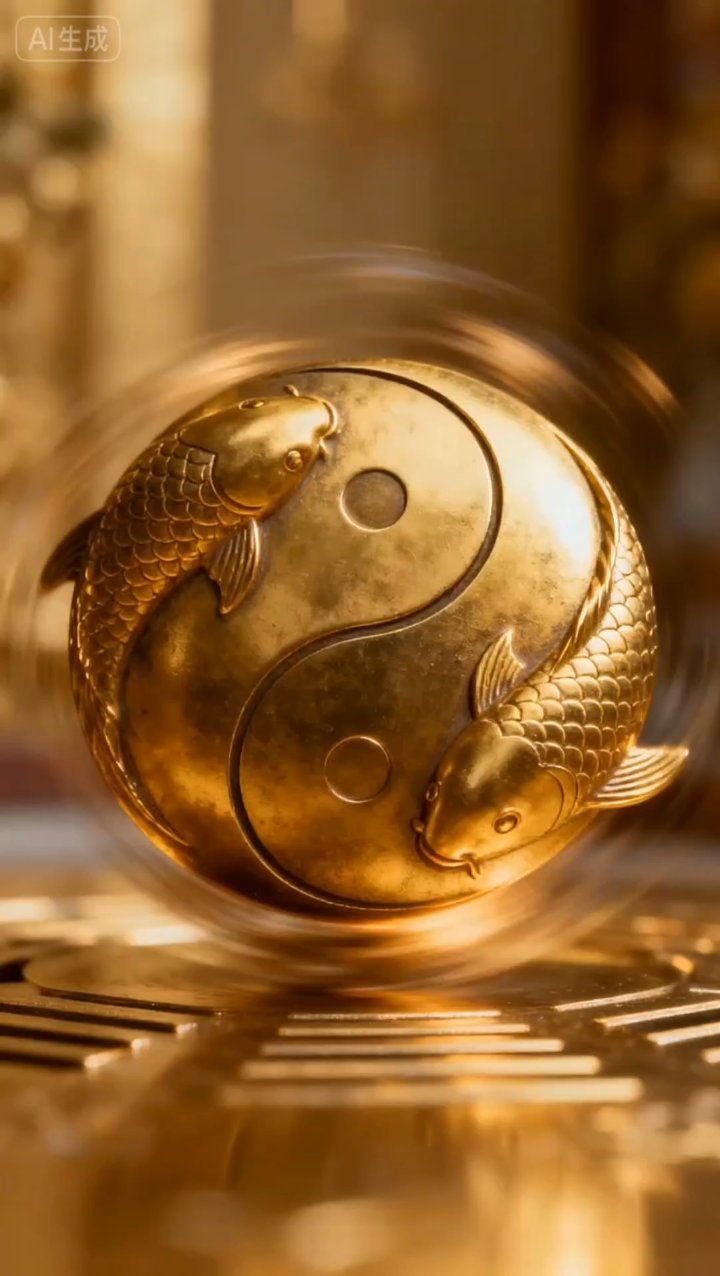 双鱼太极祝好运!