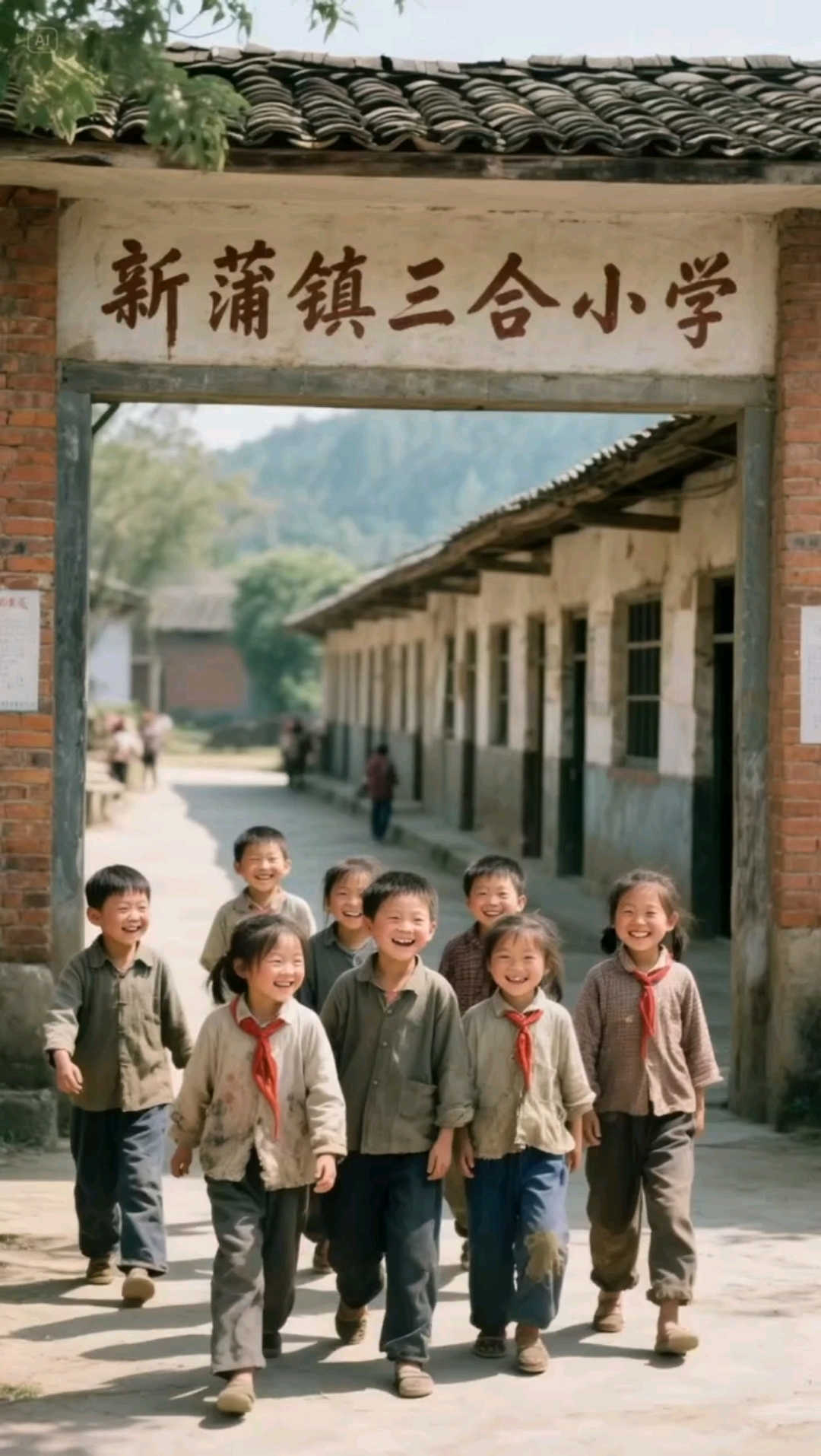 还记得穿抱鸡母鞋的年代吗?#怀旧#Ai老照片 #新蒲新区 #