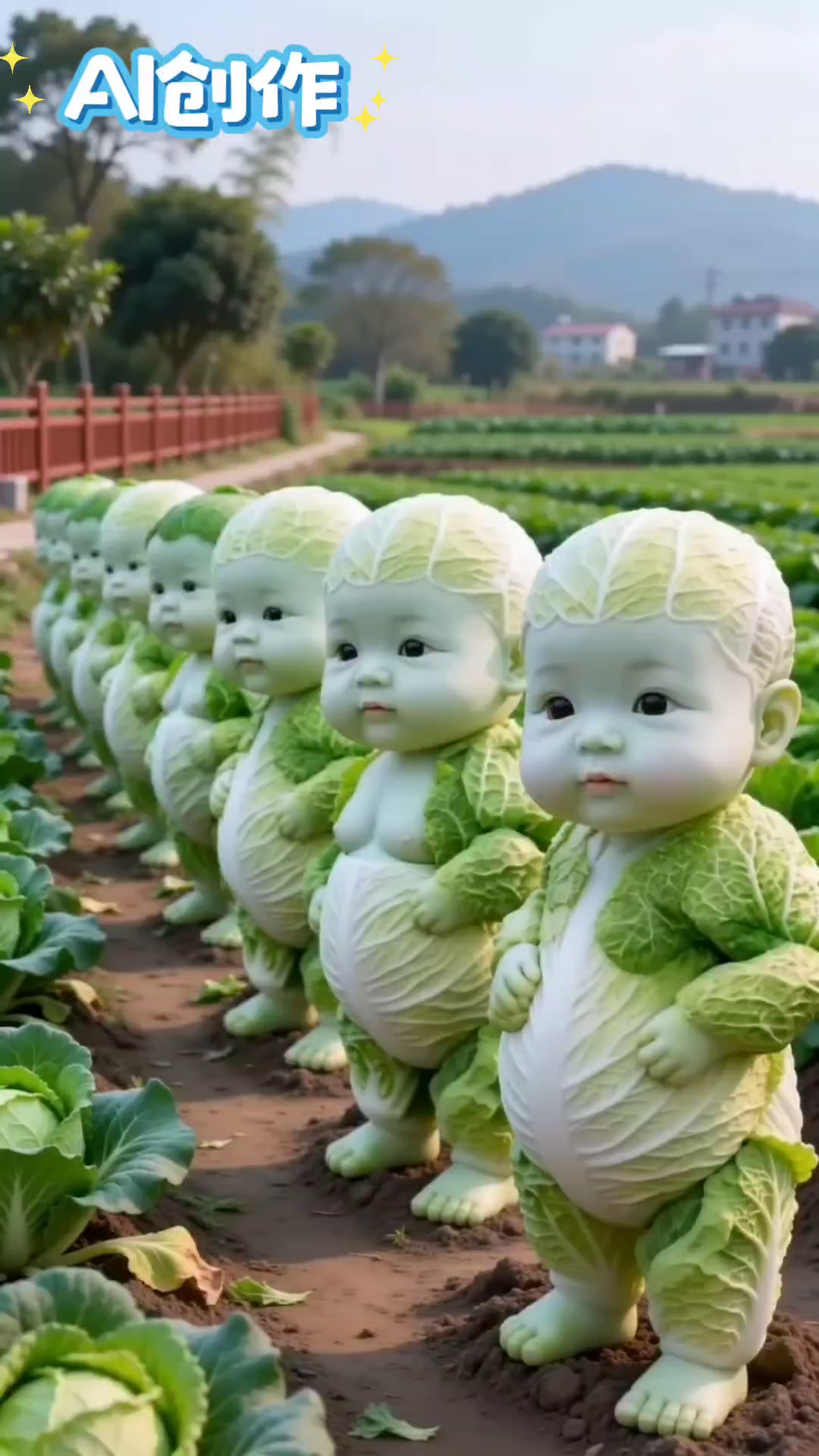 可爱“大白菜”宝宝们，谁不喜欢呢？