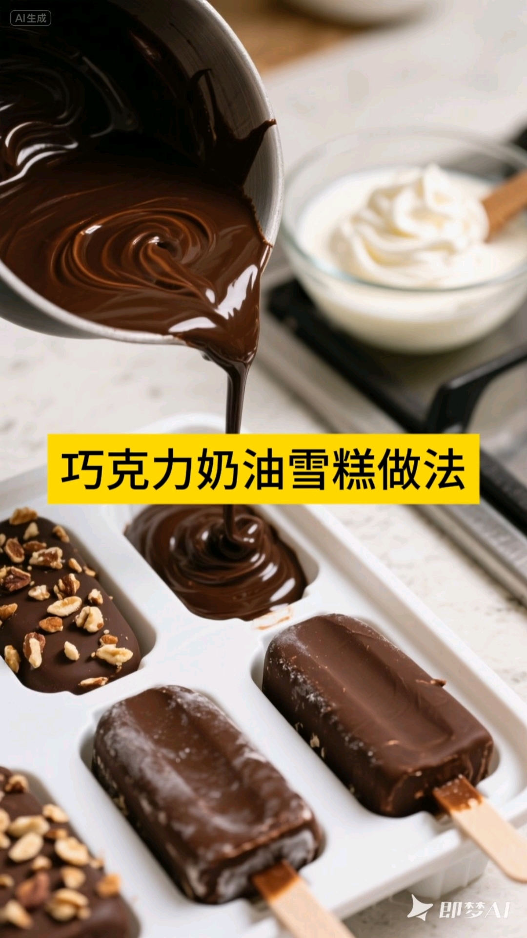 巧克力奶油雪糕做法