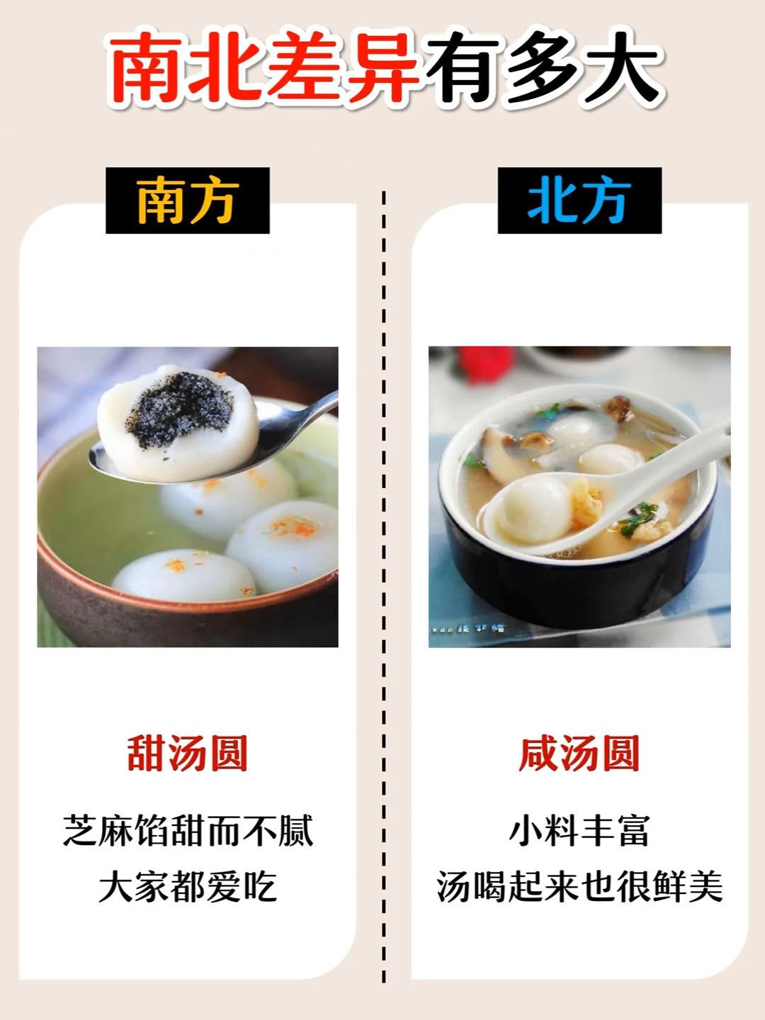 你知道南方的汤圆与北方的差异有多大,快来看一看