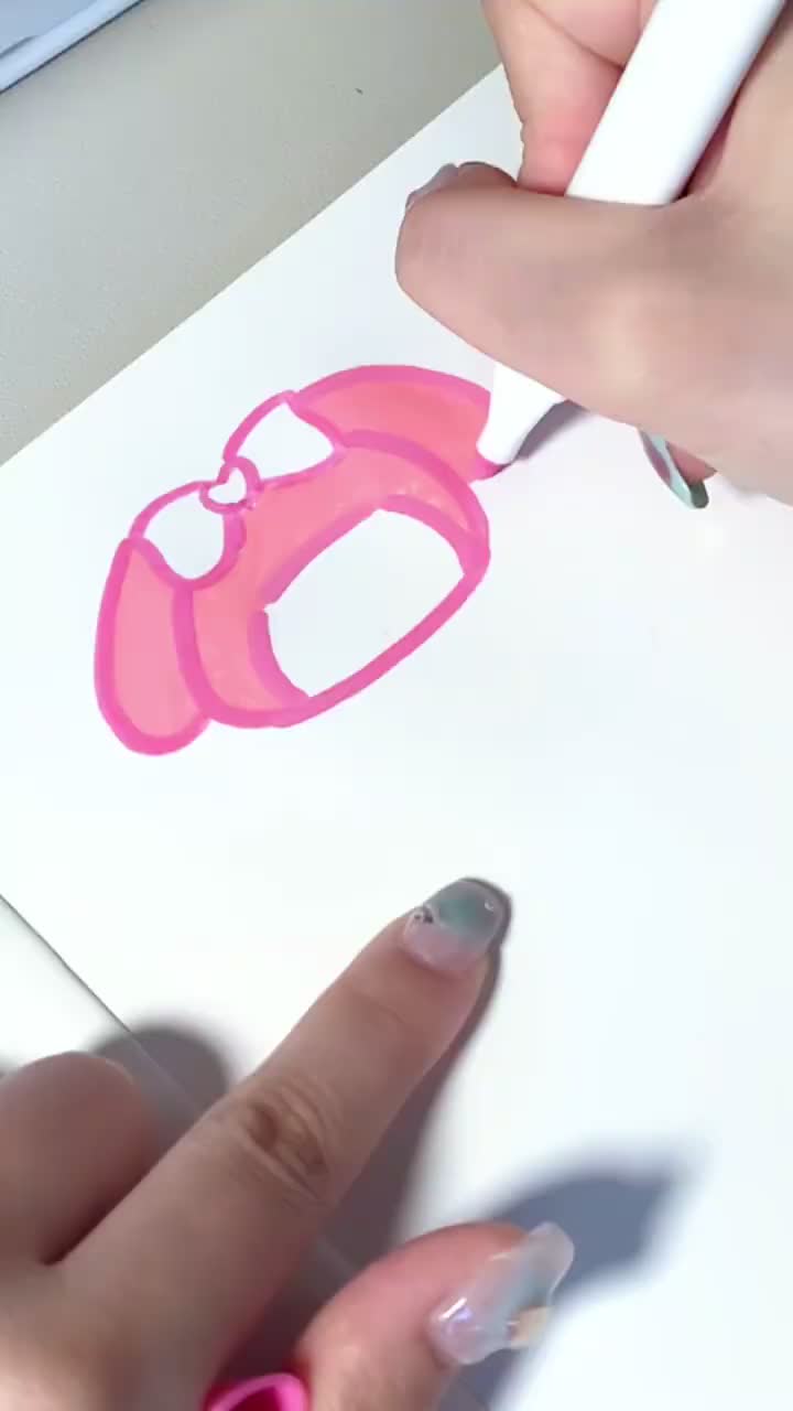 美乐蒂简笔画|涂鸦