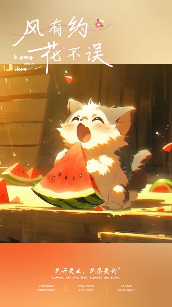 吃西瓜猫猫头像来了。