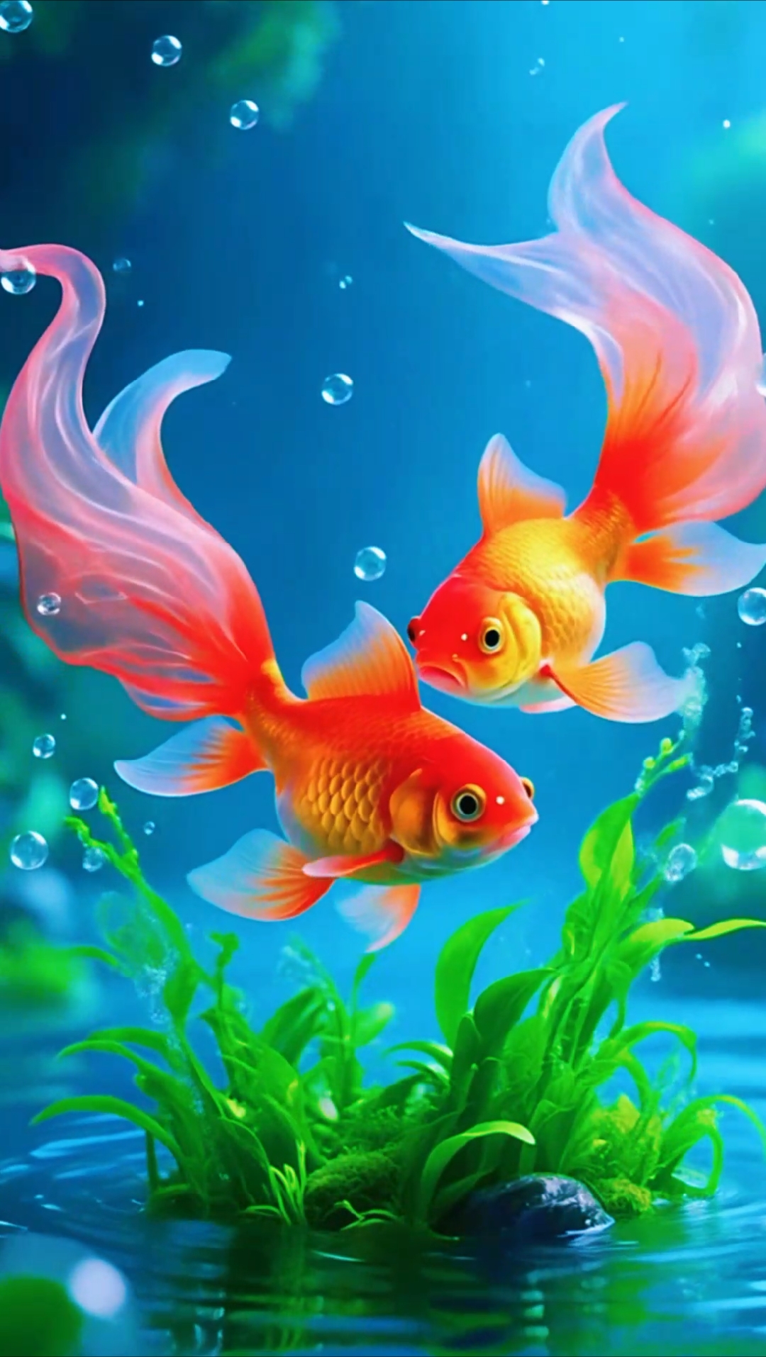 红鳞摆尾映流年,平安喜乐伴朝夕!