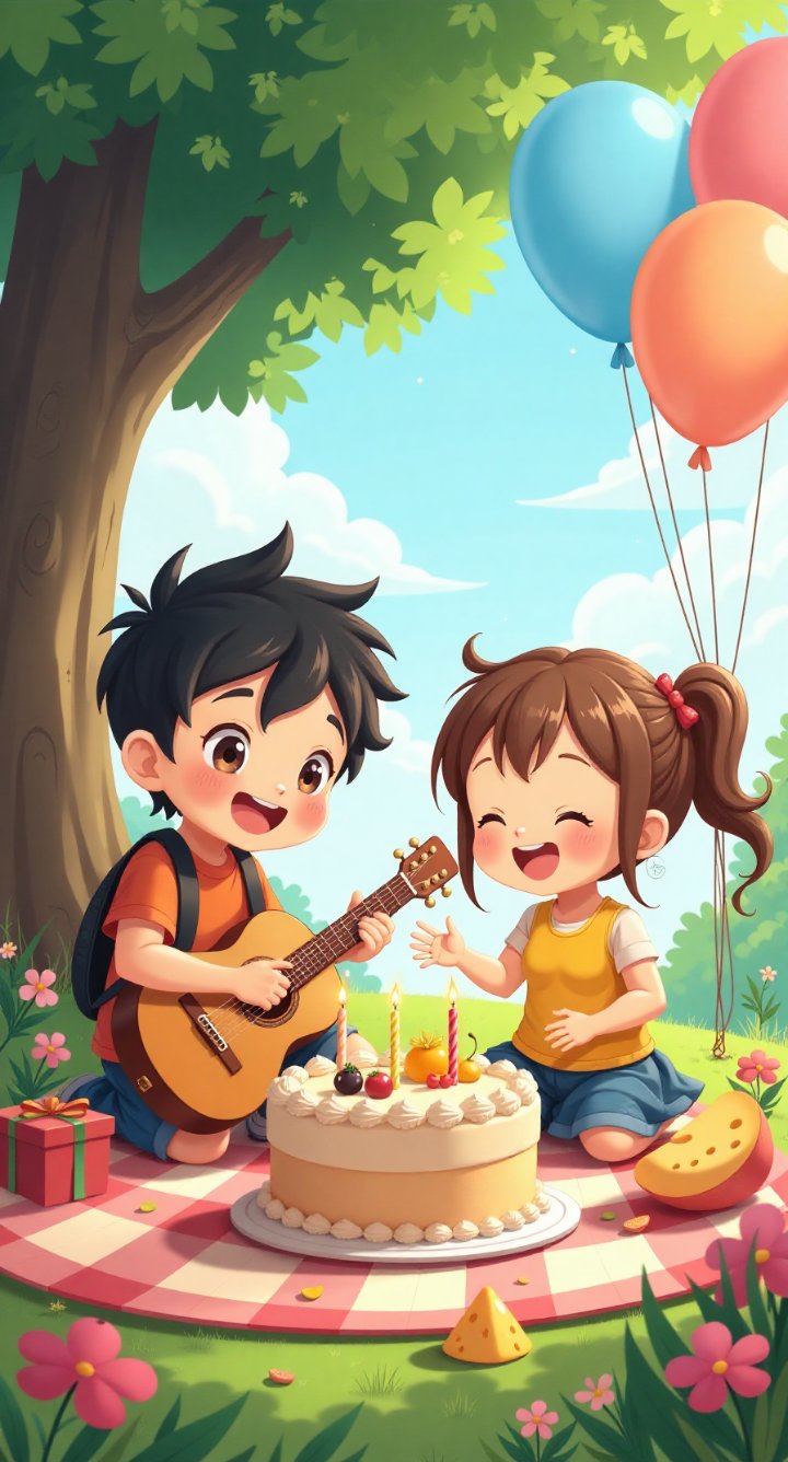 #卡通动漫#儿童生日#田园生活