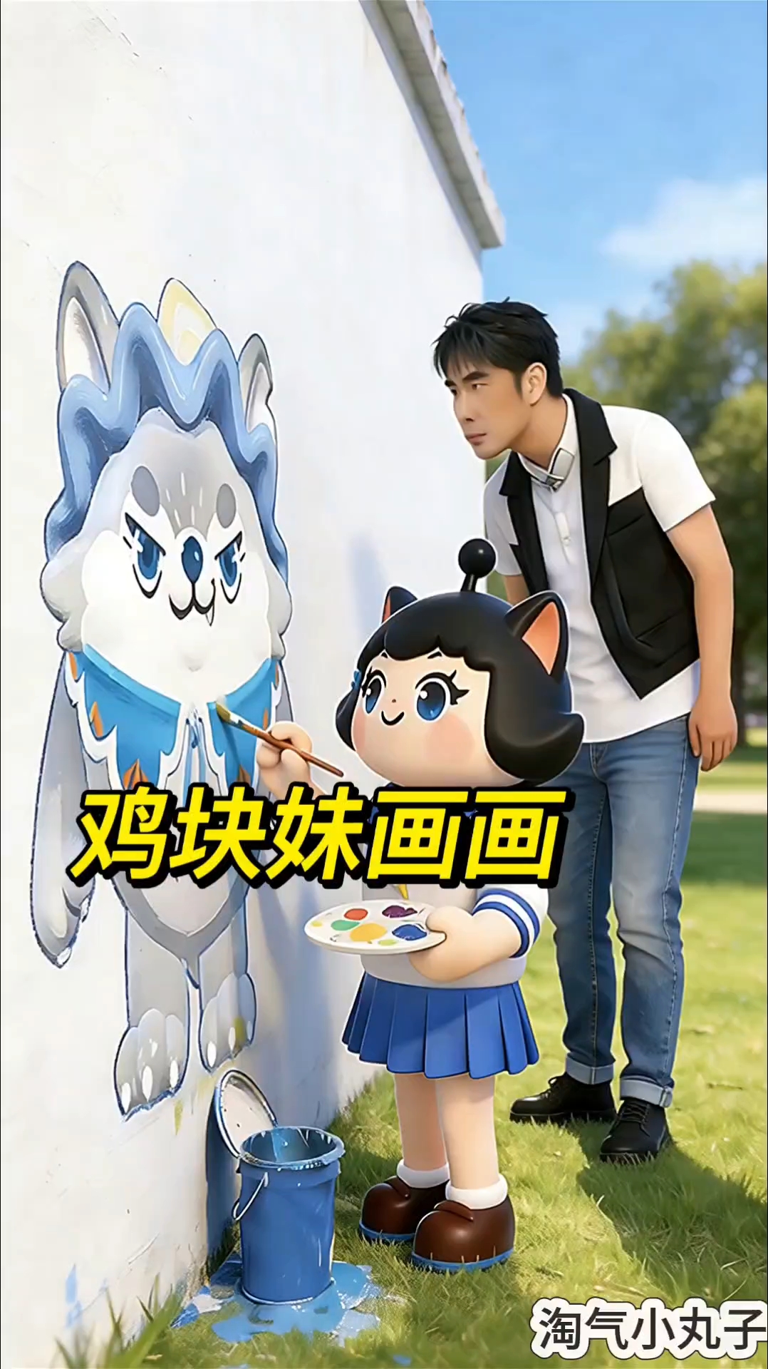 蛋仔派对：鸡块妹画的什么蛋？