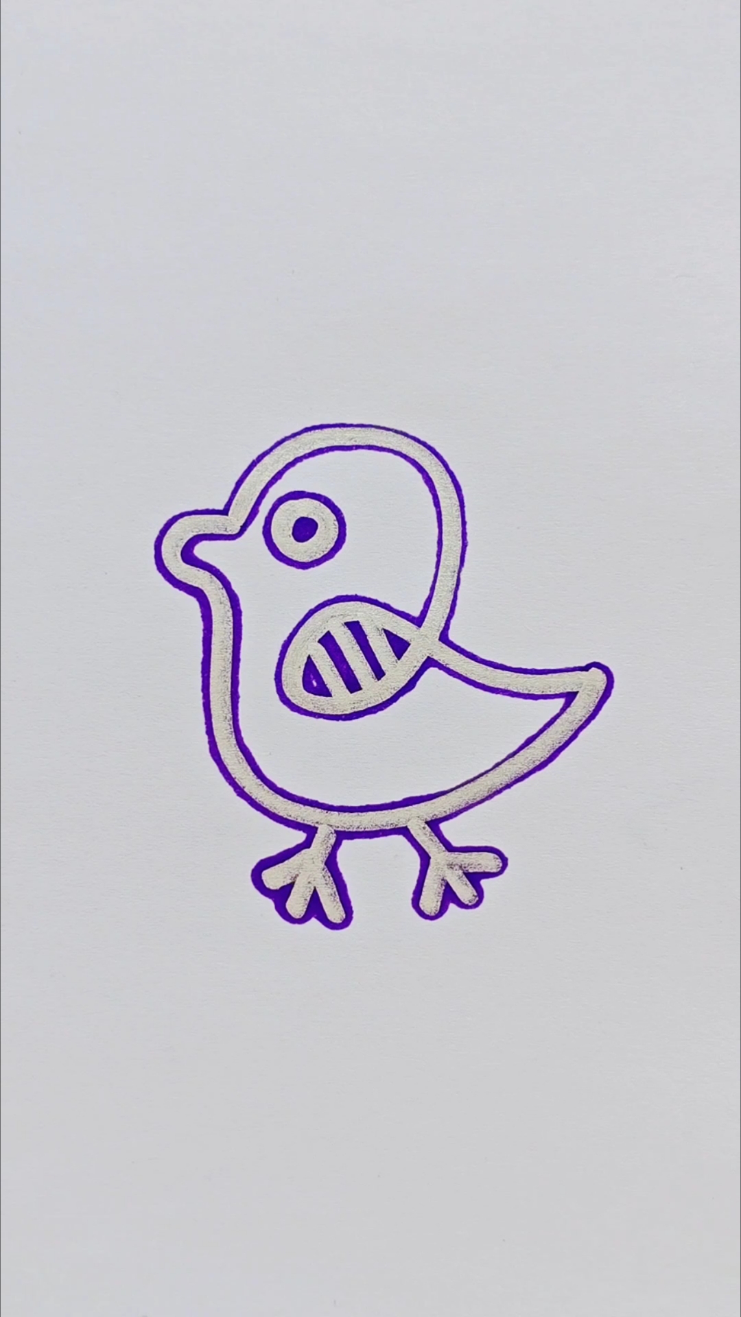 一看就会的小鸭子简笔画