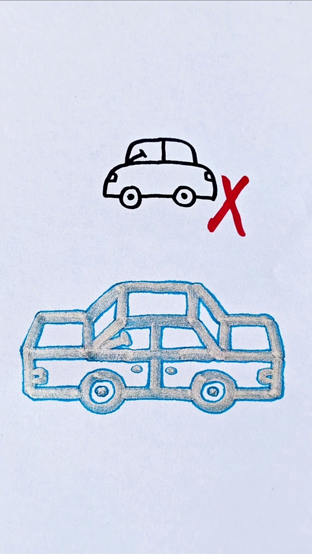 小汽车简笔画