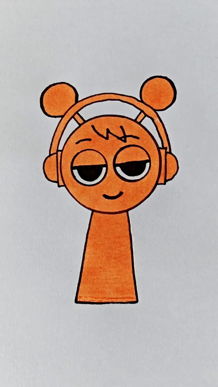 节奏盒子角色奥伦简笔画