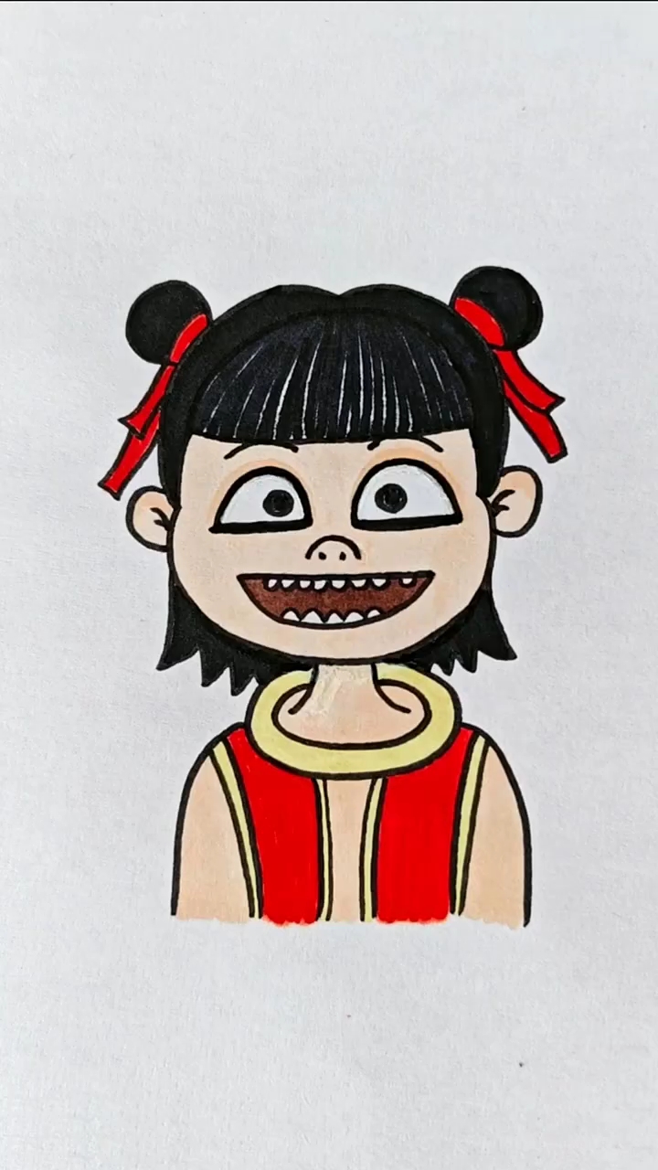 哪吒简笔画