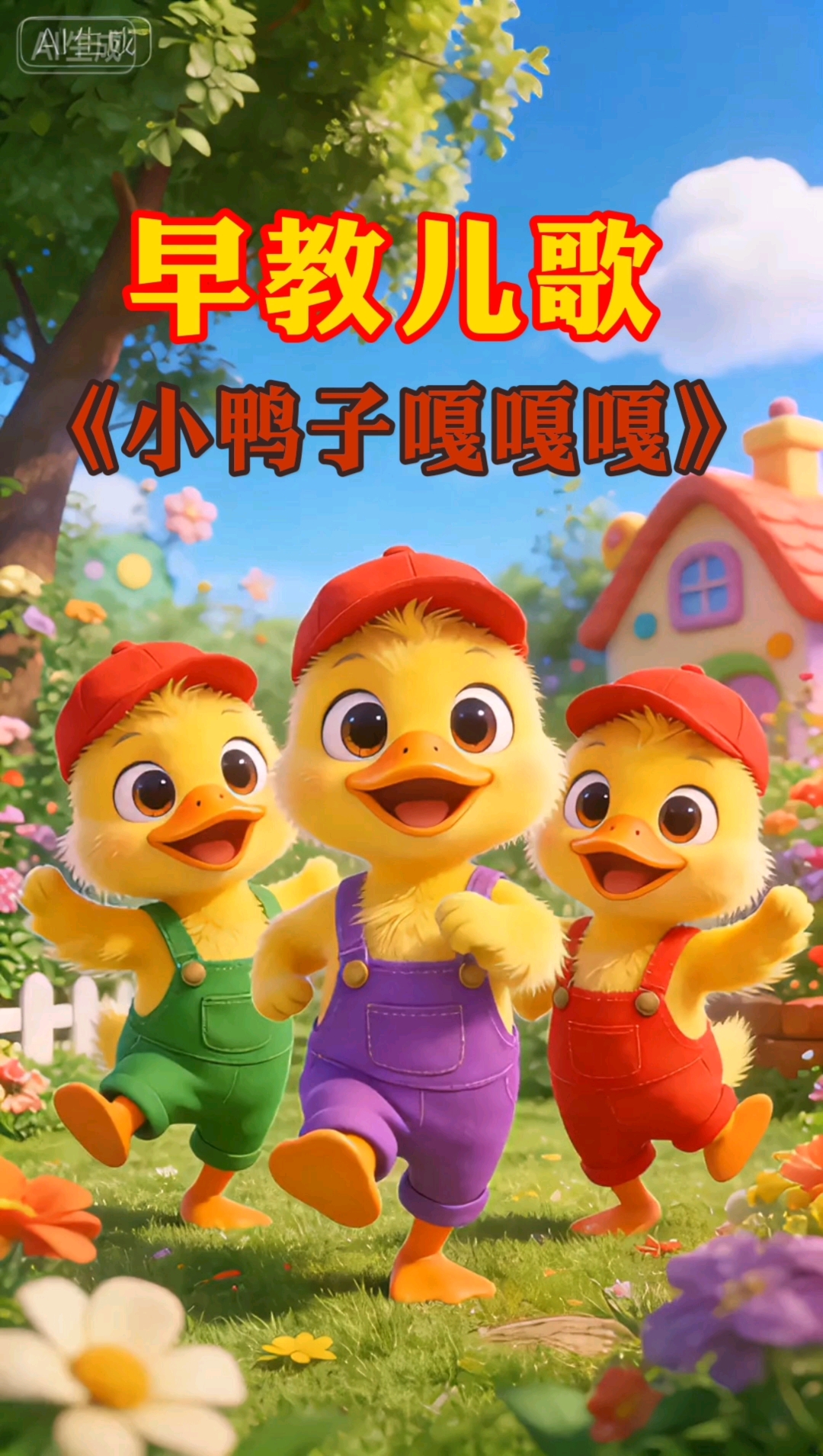 早教儿歌：小鸭子嘎嘎嘎