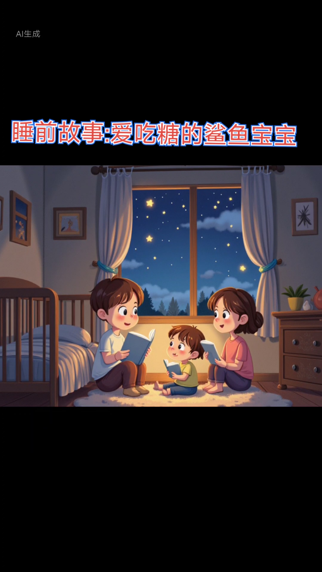 睡前故事:爱吃糖的鲨鱼宝宝