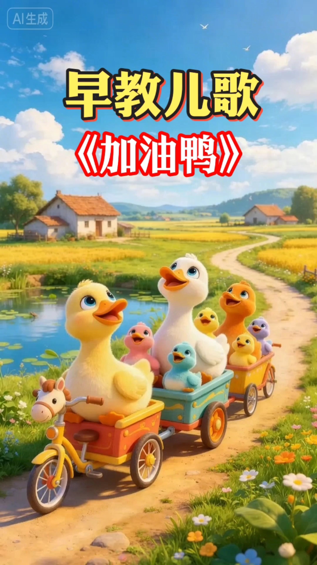 #榜单冲锋赛#早教儿歌：加油鸭