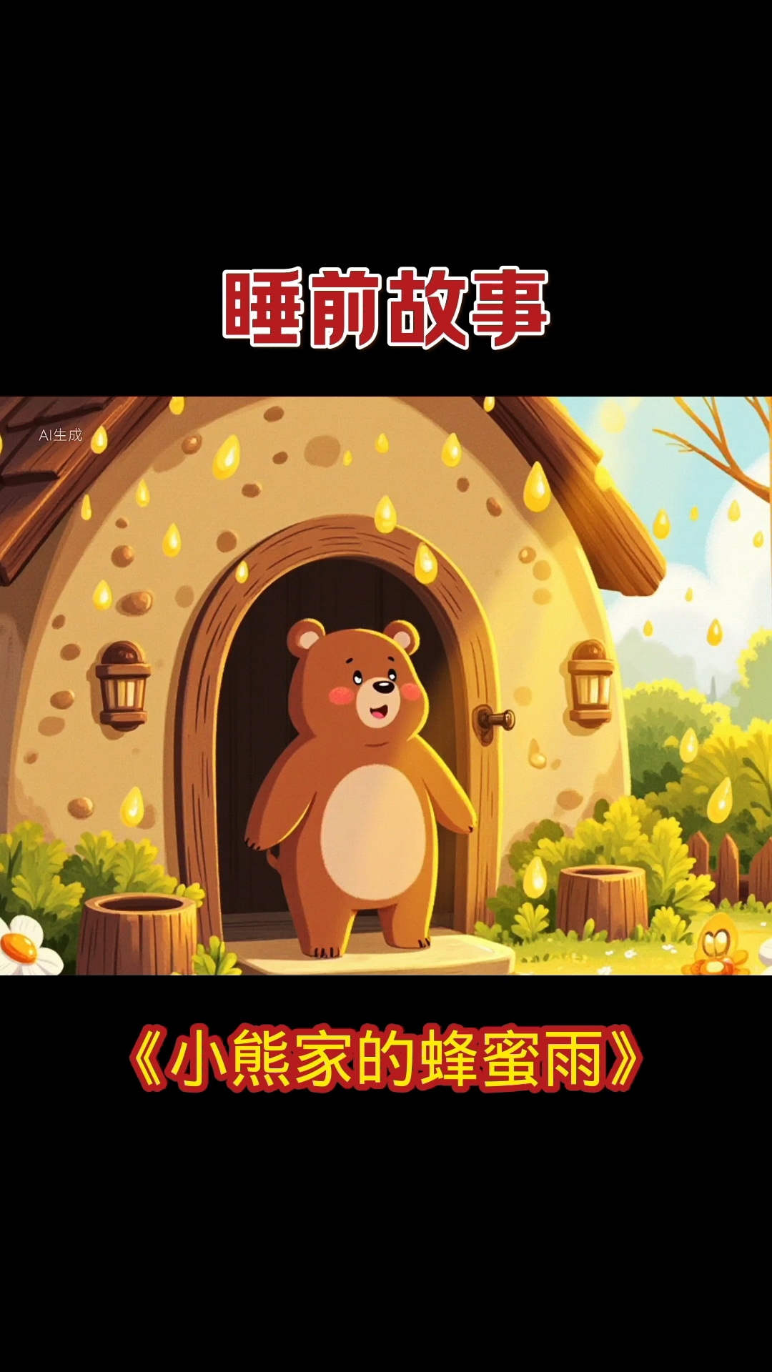 绘本故事:小熊家的蜂蜜雨