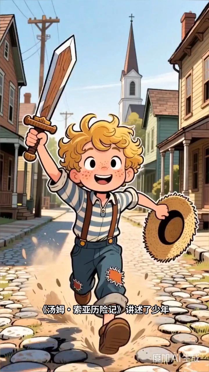 汤姆索亚的冒险人生：从刷墙恶作剧到山洞寻宝的成长传奇