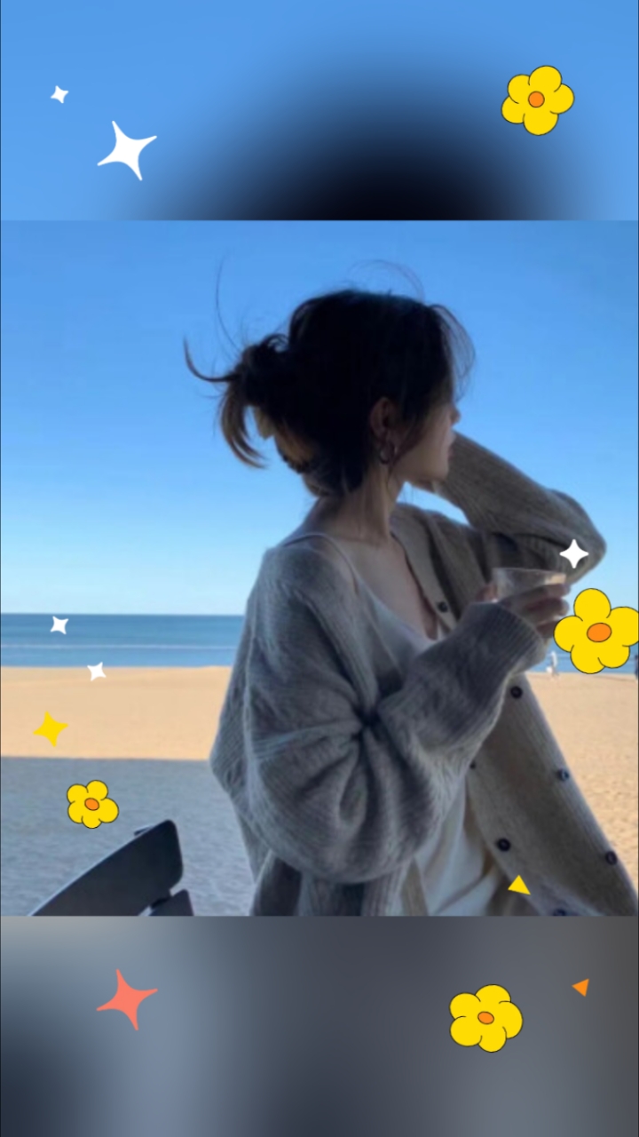 女生头像侧脸来了！