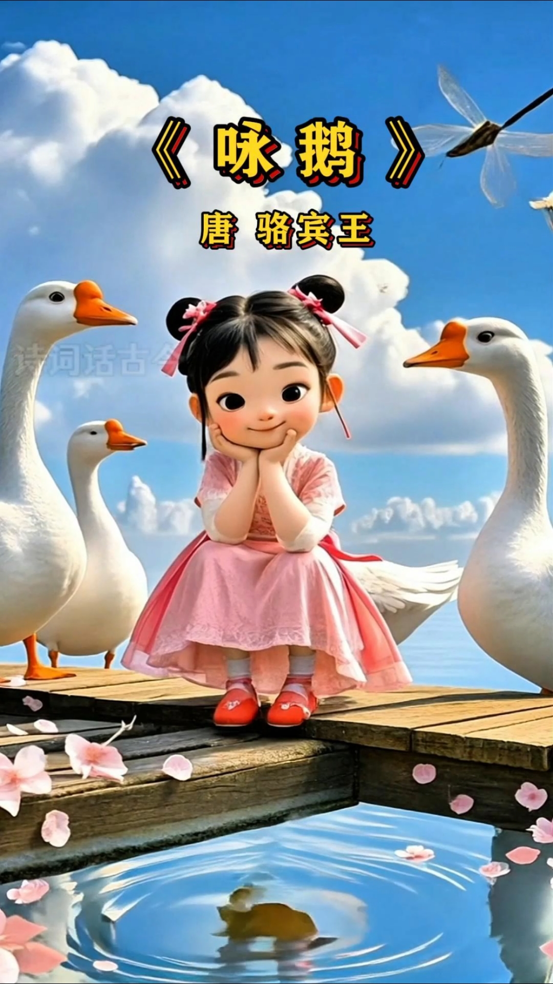 古诗第12首:《咏鹅》 唐  骆宾王