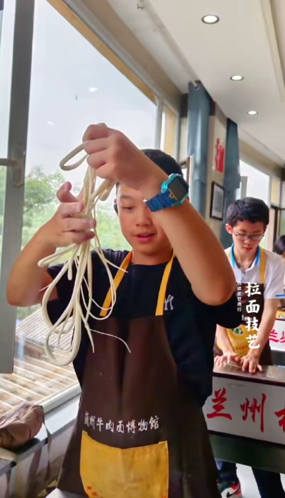 欢迎全国学子走进甘肃兰州牛肉面博物馆