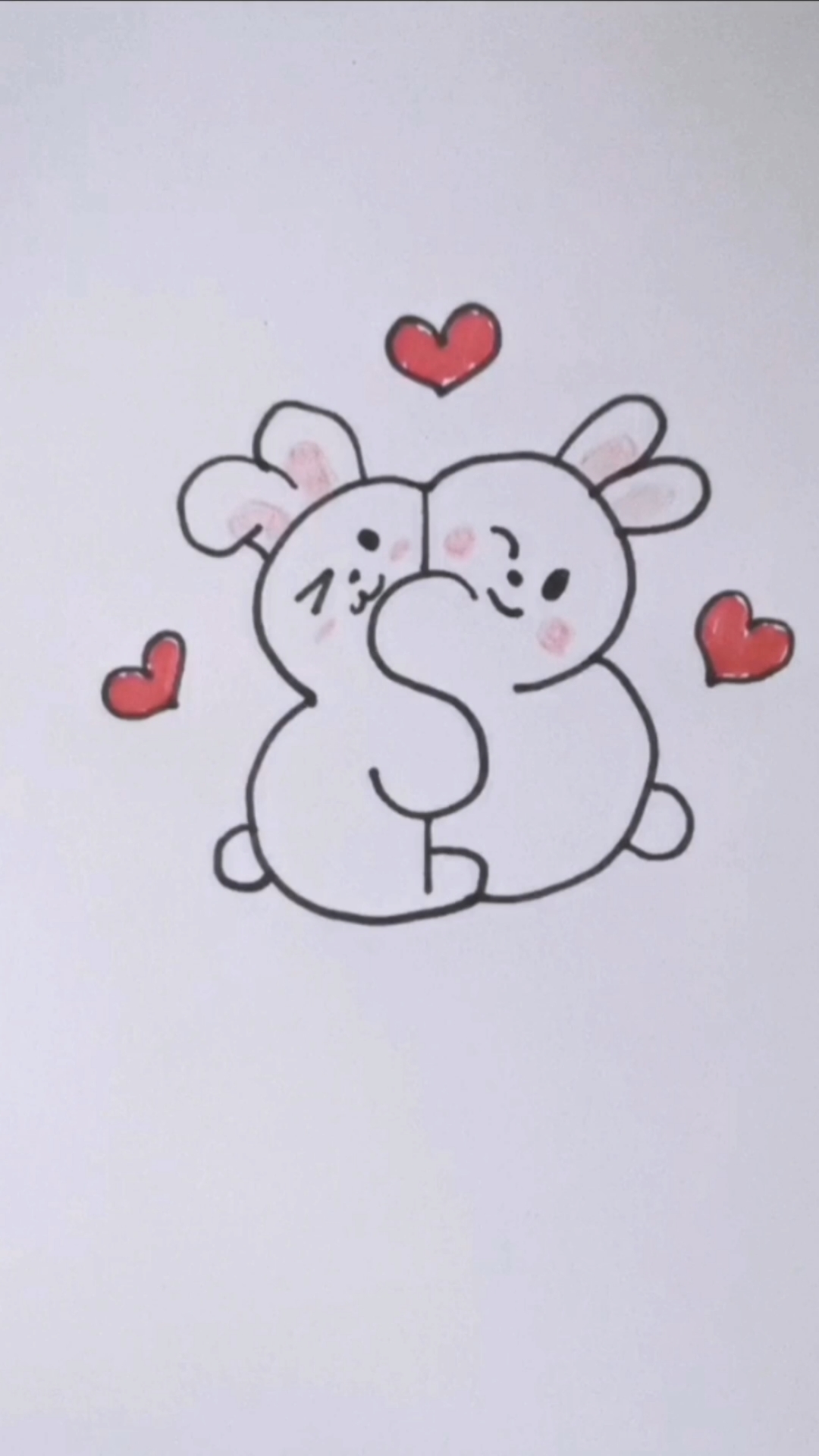 可爱小兔子简笔画