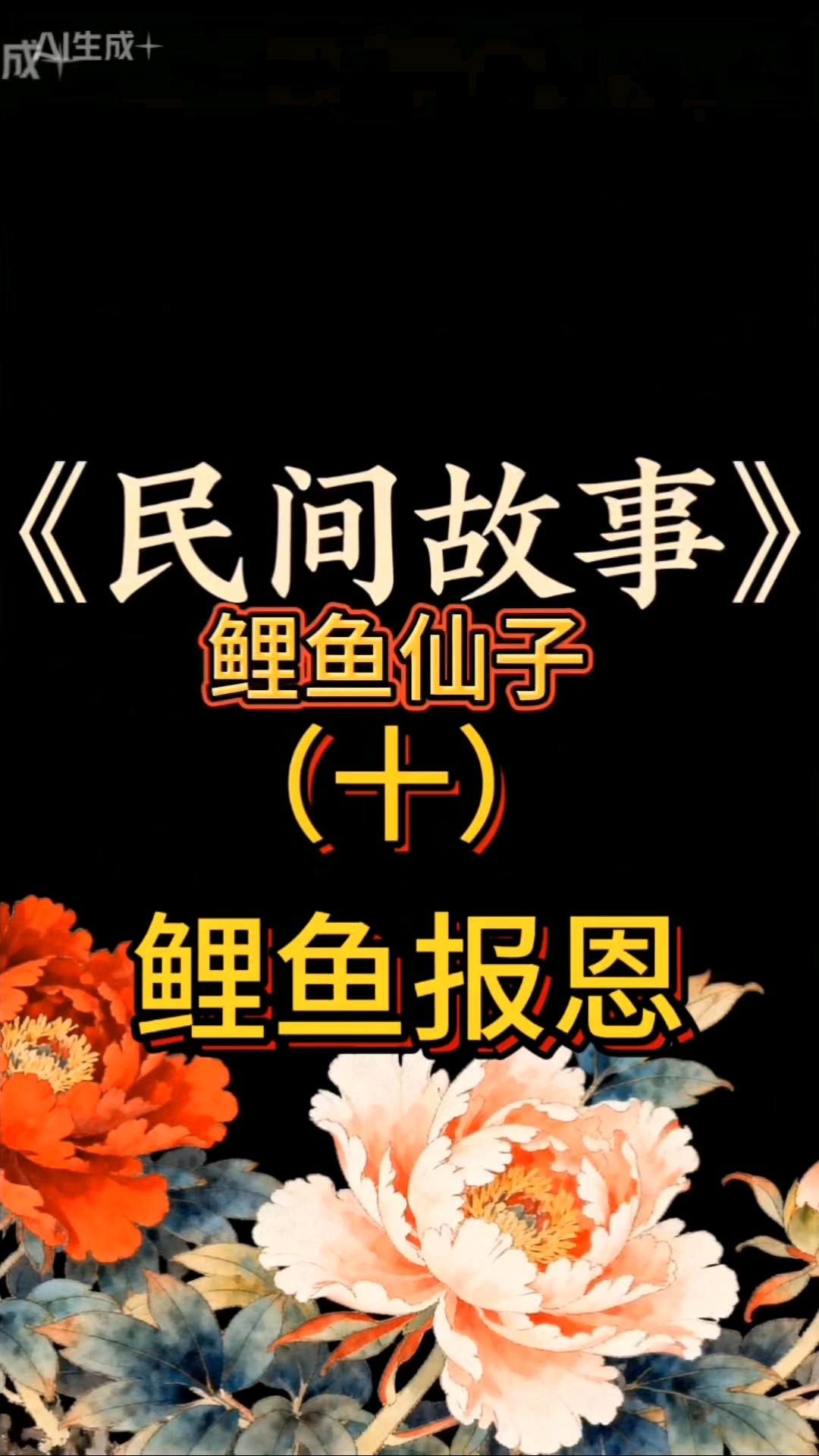 《鲤鱼来报恩》鲤鱼仙子(十)民间故事连载