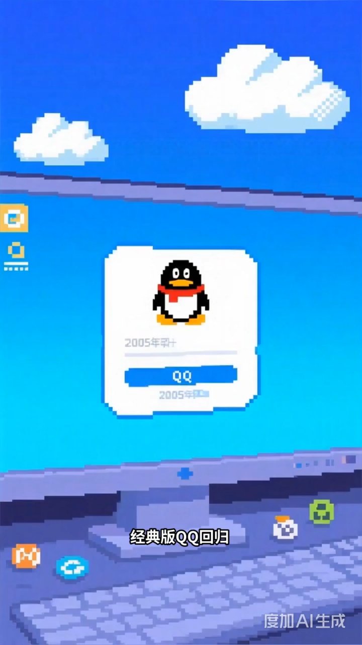 经典QQ回归引爆回忆杀，像素头像唤醒青春记忆