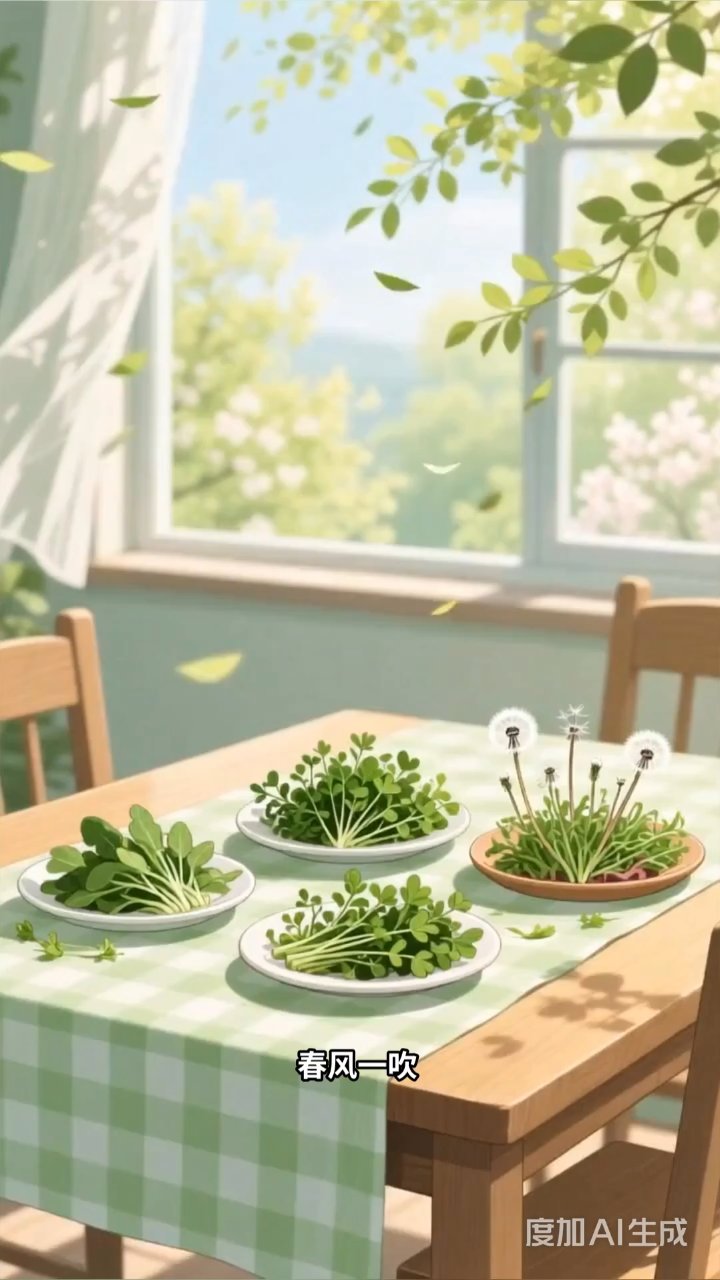 野菜争春:荠菜蒲公英领鲜,舌尖上的春天来了
