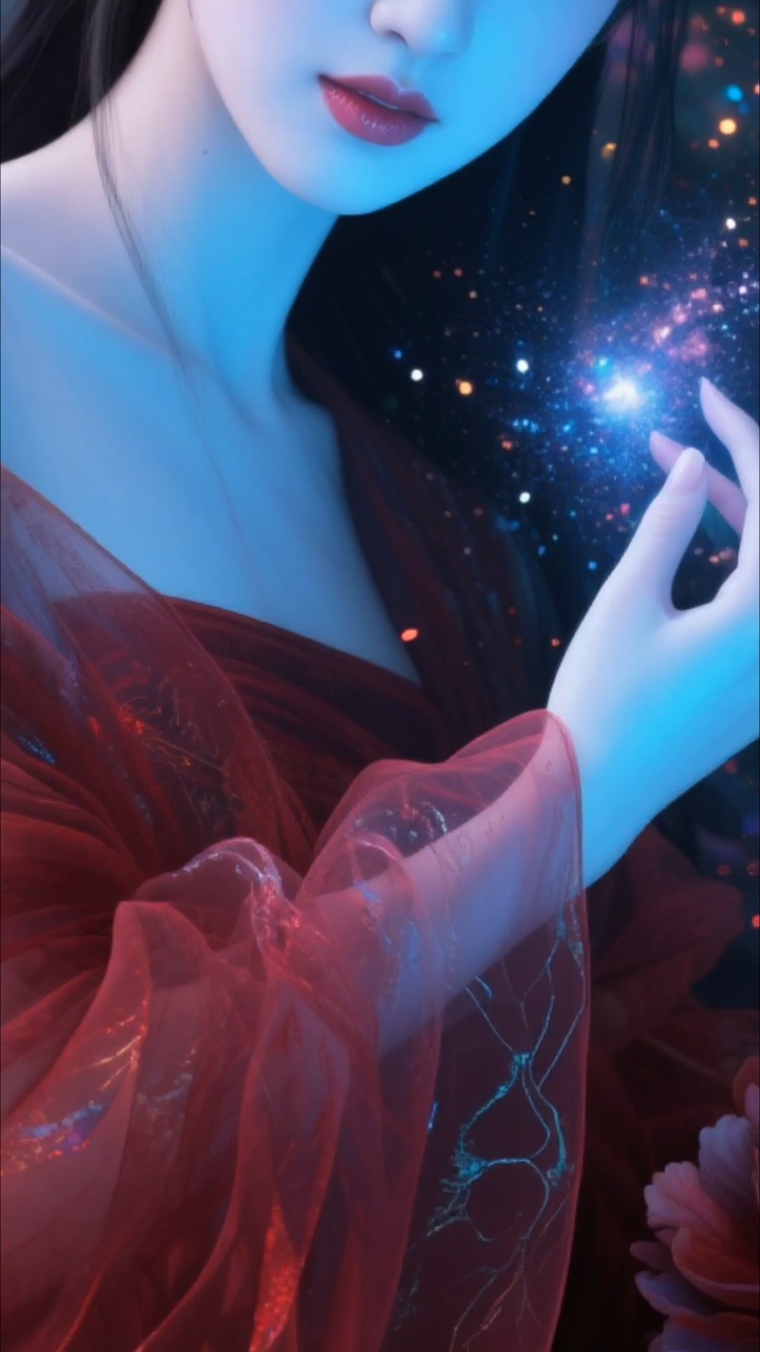 梦幻仙女,翩翩起舞的蝴蝶,唯美如画,思念成霜