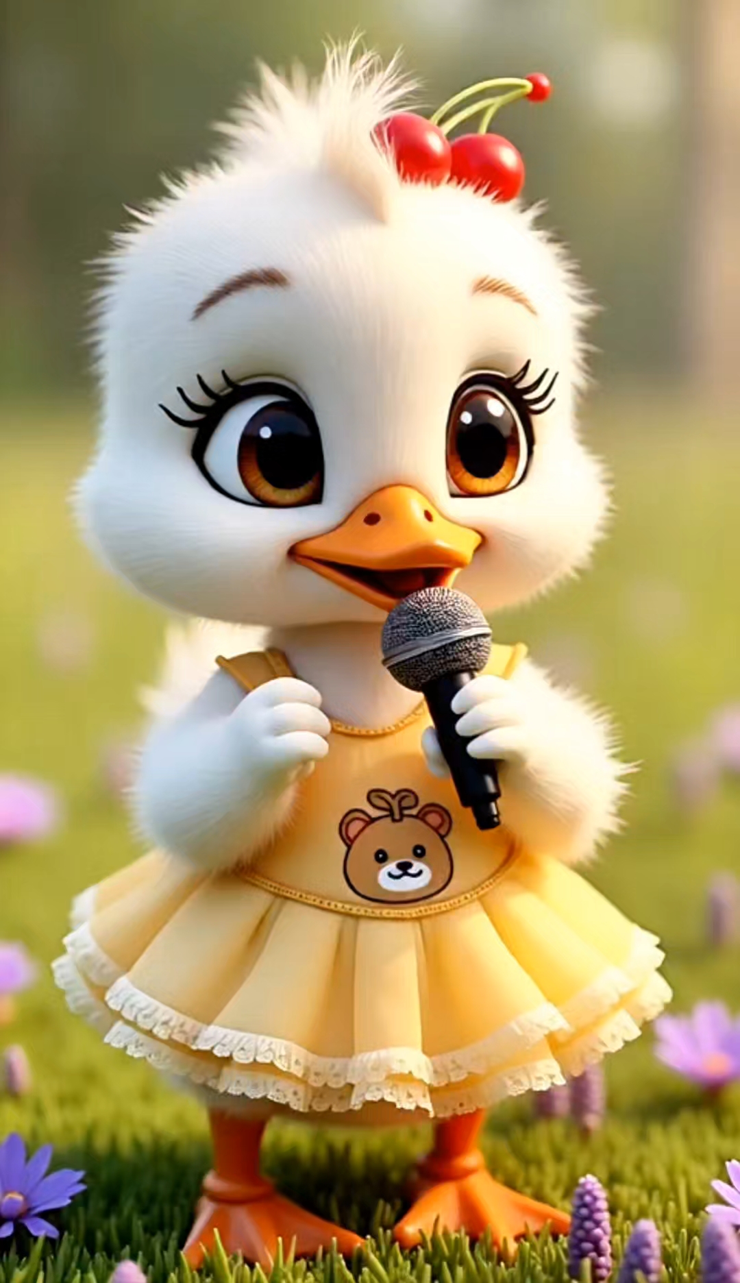 可爱小鸭子唱歌来咯