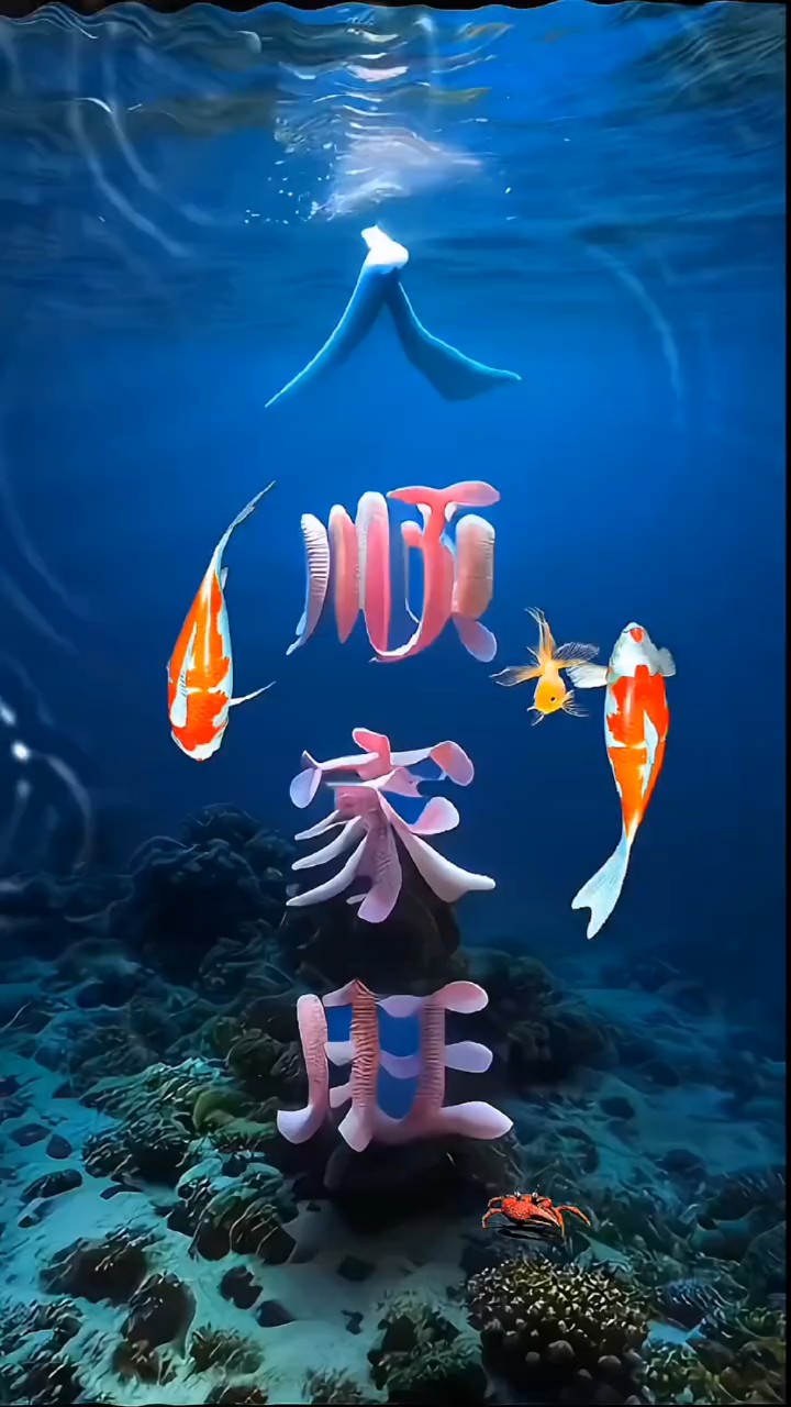 水为财,鱼为灵,有水有鱼福自来