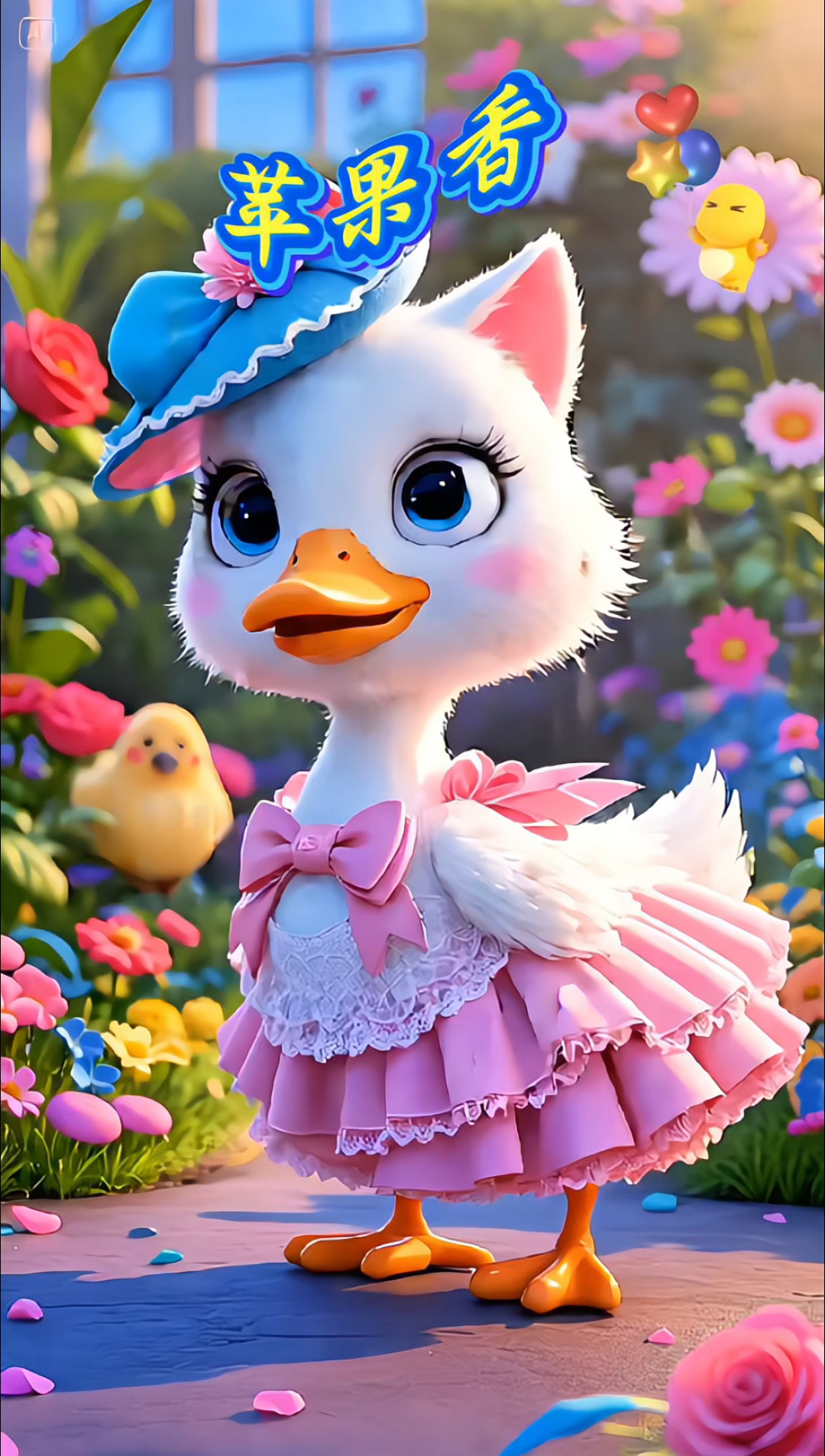 呆萌可爱的小鸭子来走秀了