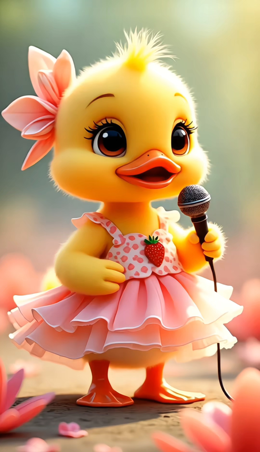 可爱的小鸭子唱歌来了