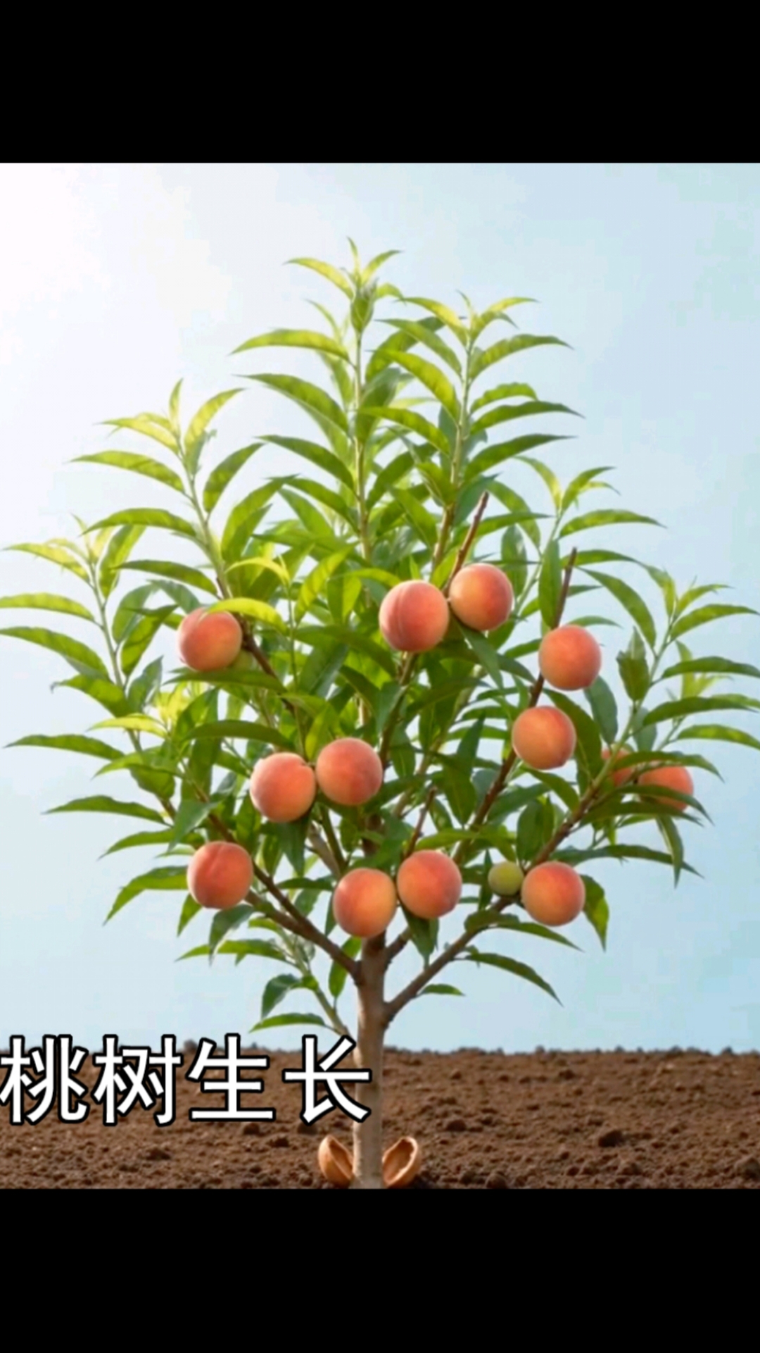 #新大陆计划# 桃树一生浓缩生长全过程#生物科普#桃树生长全过程#植物观察#生命力量#治愈