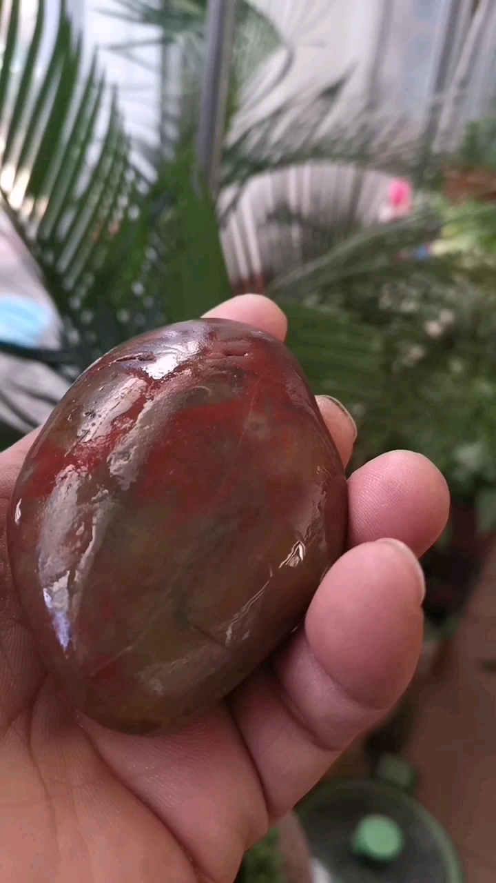 鸡血石,原石,手盘石,健身之友