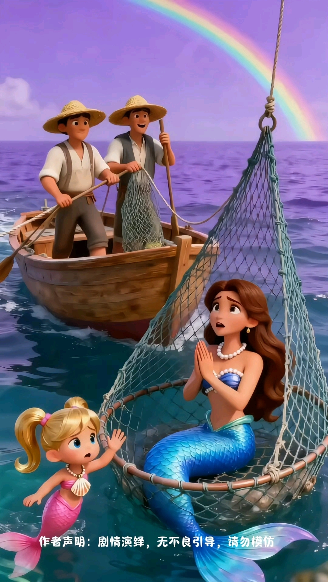 美人鱼被抓起来了