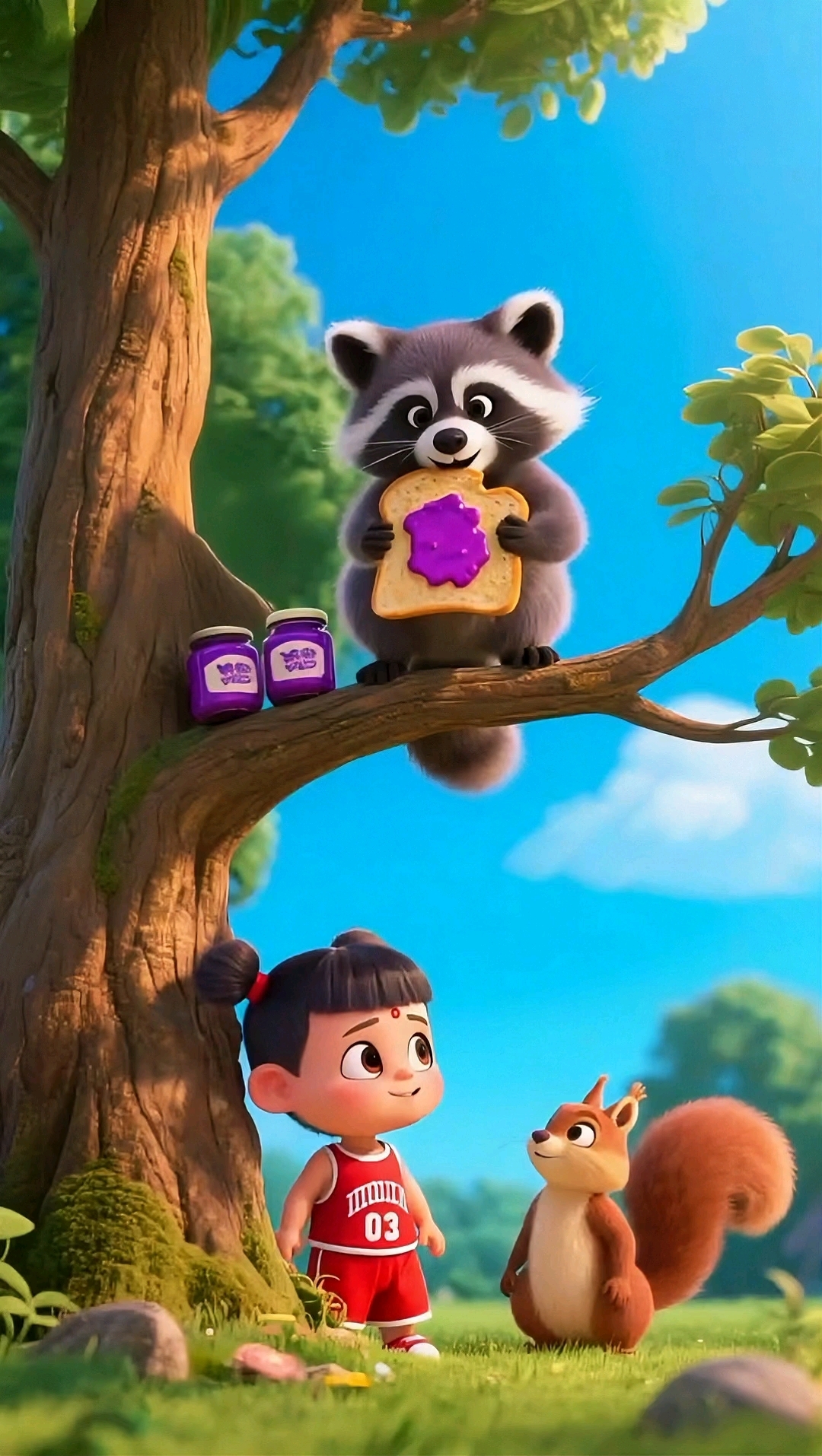 小浣熊偷走了果酱